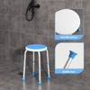 SOUHEILO Adjustable Shower Chair for Inside Shower, HSA/FSA Eligible Round