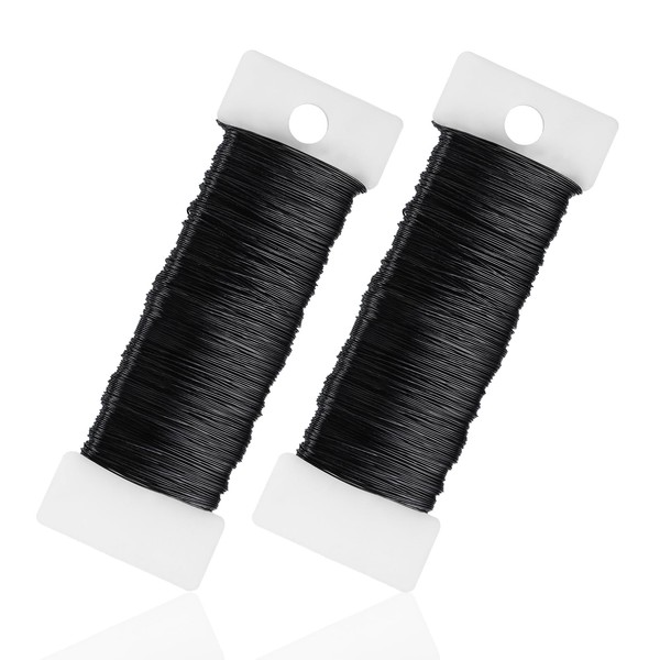 0.35 mm x 100 m Craft Wire, Black, Wire for