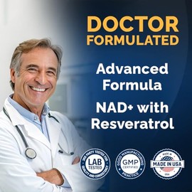 MOM NUTRIX Suplemento liposomal de NAD con resveratrol - NAD Plus de alta pureza 2000 mg, 120 cápsulas, fabricado en los Estados Unidos - Alternativa 