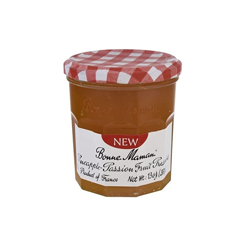 Bonne Maman Pineapple Passion Fruit Preserve (6 Pack, Total of