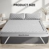 Mattress Protector 90 x 200 cm, Waterproof Fitted Sheet, All-Round