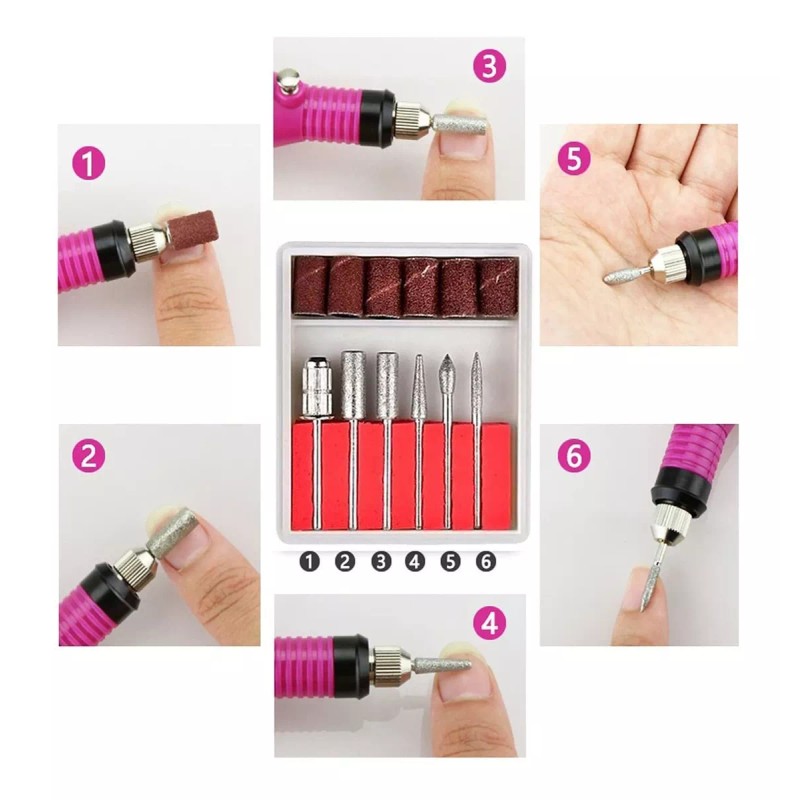 Nail Drill Herramientas De Uñas De Gel Acrílico