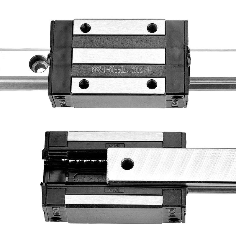 [2 Pack] HGR20/HGH20 300mm / 11.81inch Linear Sliding Rail Guide