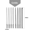 Mesee 8 Pieces Long Torx Head Screwdriver Bit Set, 1/4