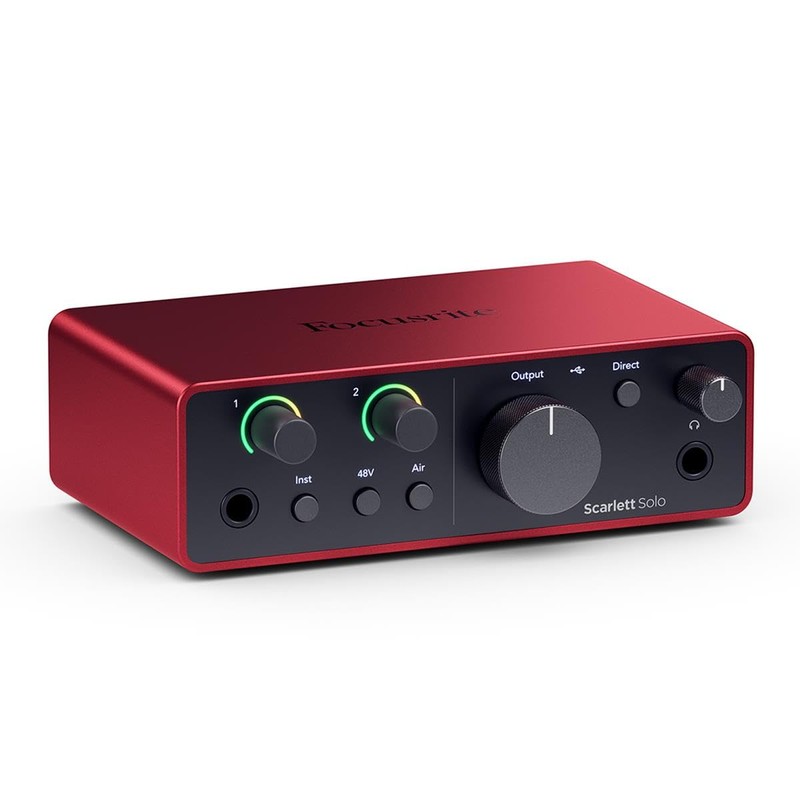 Focusrite Scarlett Solo 4rd Gen USB Audio Interface for PC