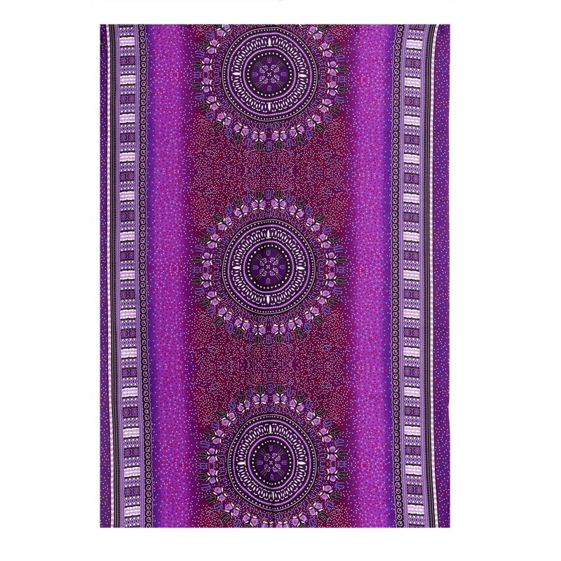 PANASIAM Sarong, Pareo in Maoi Design, Lightweight Summer Scarf Made
