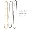 Bendable Snake Necklace for Women Flexible Multi-purpose Infinite Loop Choker