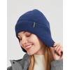 Zylioo S/M/L/XL/XXL Ear Flap Knitted Hat for Large Head, Winter