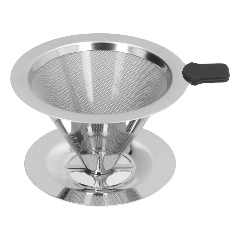 Stainless Steel Coffee Dripper Drip Cone Coffee Filter Reusable Coffee