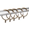 KaiYi 20pcs Shower Curtain Rings Sliding Ring Opening Design 38mm