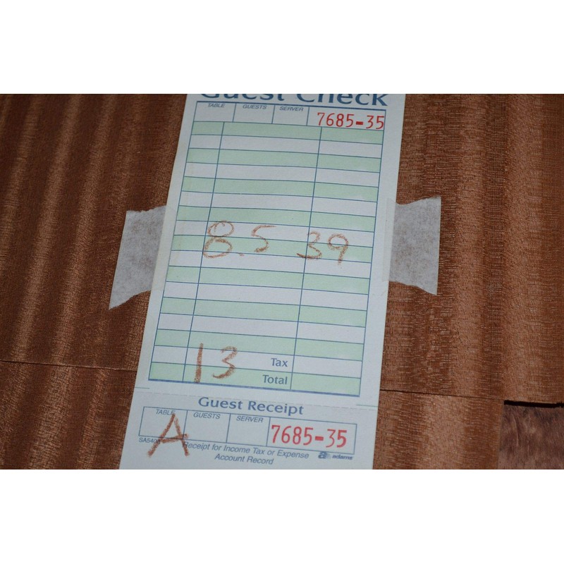 Ribbon Stripe Sapele Wood Veneer Sheets 8.5 x 39 inches
