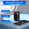 ZYMY Small Bluetooth Speaker with Wireless Stereo Pairing & Punchy