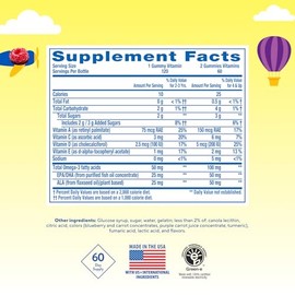 L'il Critters Omega-3 Gummy Fish with DHA, 120-Count Bottles