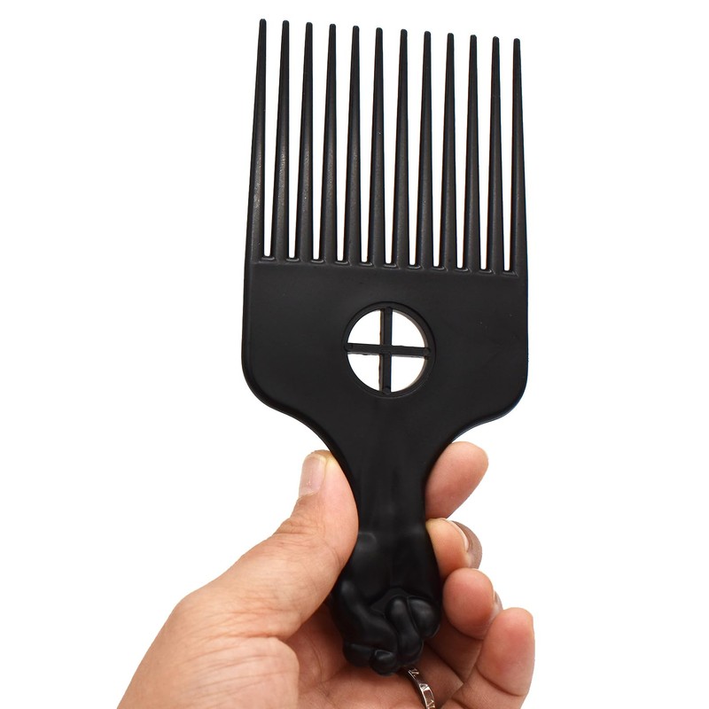 Plastic Afro Hair Comb (B)