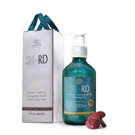 SH-RD Reishi Volumizing Shampoo for Fine Thinning Hair | Thickening Shampoo with Reishi Extract, Rosemary, Argan Oil | Volume Boost Hair Care Products | Paraben-Free - 6.76oz/200ml