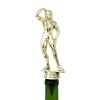 Female Body Builder Wine Bottle Stopper - Handmade with Stainless