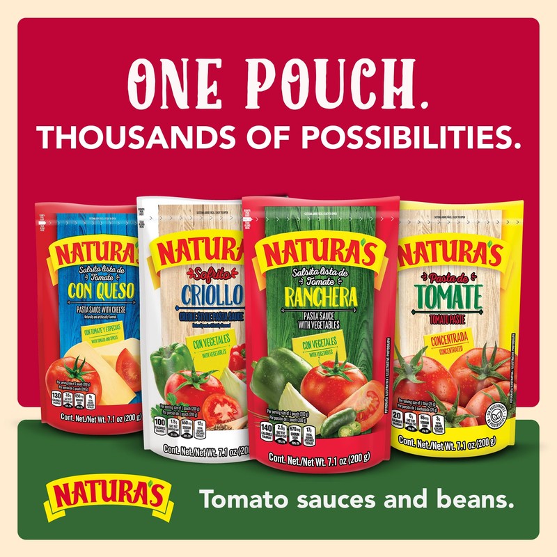 Natura's Natural Tomato Paste, Heat-and-Eat Tomato Paste in 7.1oz. Easy-Open
