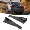 2 Pcs 35cm Rear Bumper Canard Lip Splitter Left Right