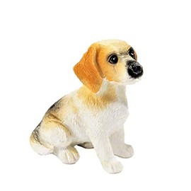 Melody Jane Dollhouse Beagle Sitting Pet Dog Miniature 1:12 Scale Accessories