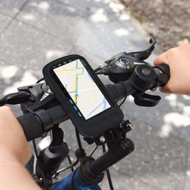 kwmobile Carcasa GPS Compatible con Wahoo Elemnt Roam - Funda de Silicona para navegdor de Bici