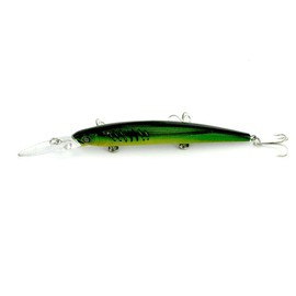 Bomber B24-XM7 Currican Deep Long, Fire River Minnow