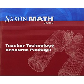 Saxon Math Course 2: Teacher Technology Pack Grade 7