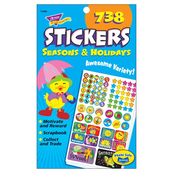 Seasons and Holidays Sticker Pad