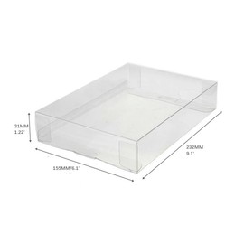 WICAREYO 10PCS Box Protector Clear Protection Case Sleeve Display Box Compatible for Reaction Figures Series Figures