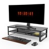 Doowiit Monitor Stand with drawer, 2-Tier Monitor Stand Riser with