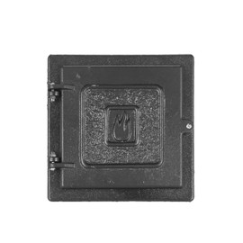 HY-C Liberty Foundry Clean Out Door for Chimney, 8 by 8-Inch, Black