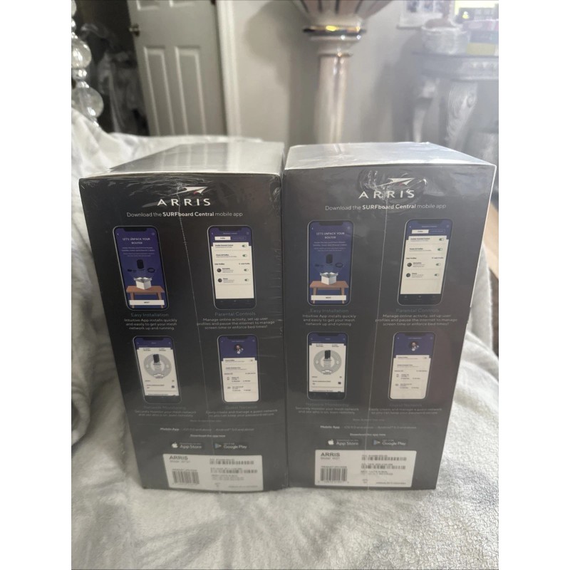 ARRIS Surfboard mAX W121 MESH WiFi 6 Router System 3-PACK