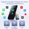 Mini Wireless CarPlay Adapter for Apple (2025 Upgraded), 2 in