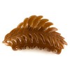 Brown leaf hair clip claw butterfly clamp 4 inches long