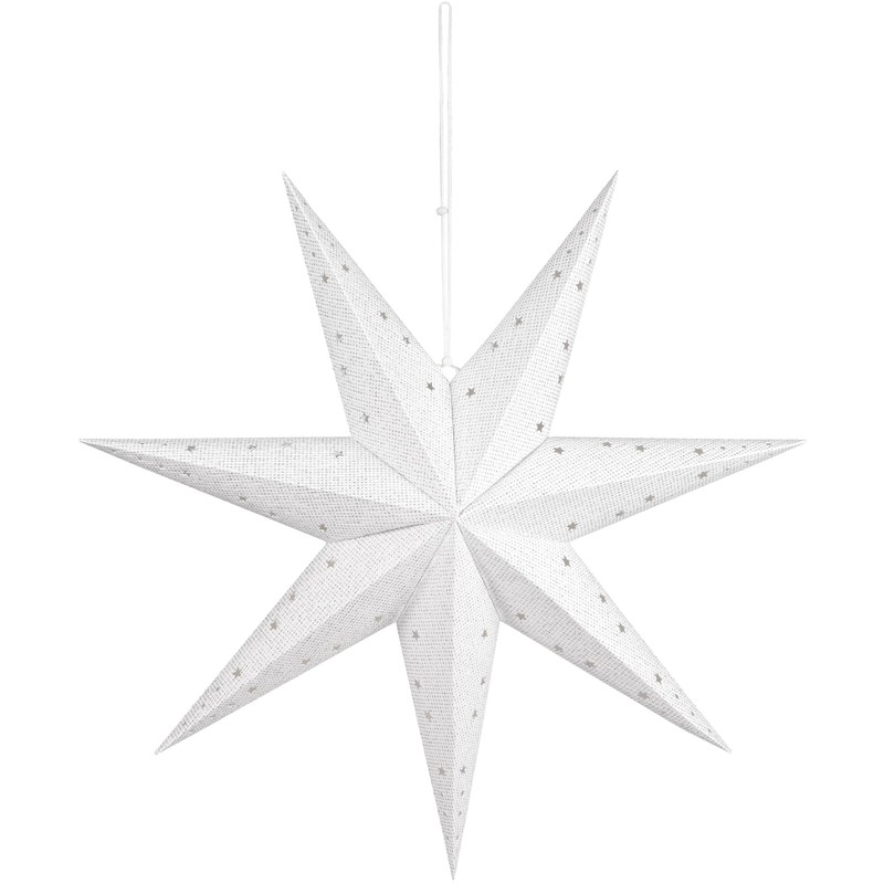 BRUBAKER Christmas Star for Hanging with E14 Socket - 60