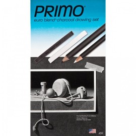 General Pencil Primo Charcoal Pencils- Box of Twelve Soft 3B
