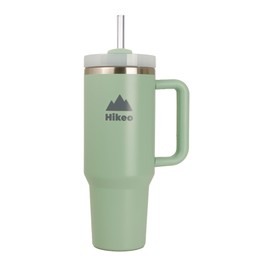 Hikeo Termo para Agua y Café 1.2 L Acero Inoxidable Antiderrames con Popote                                                                           