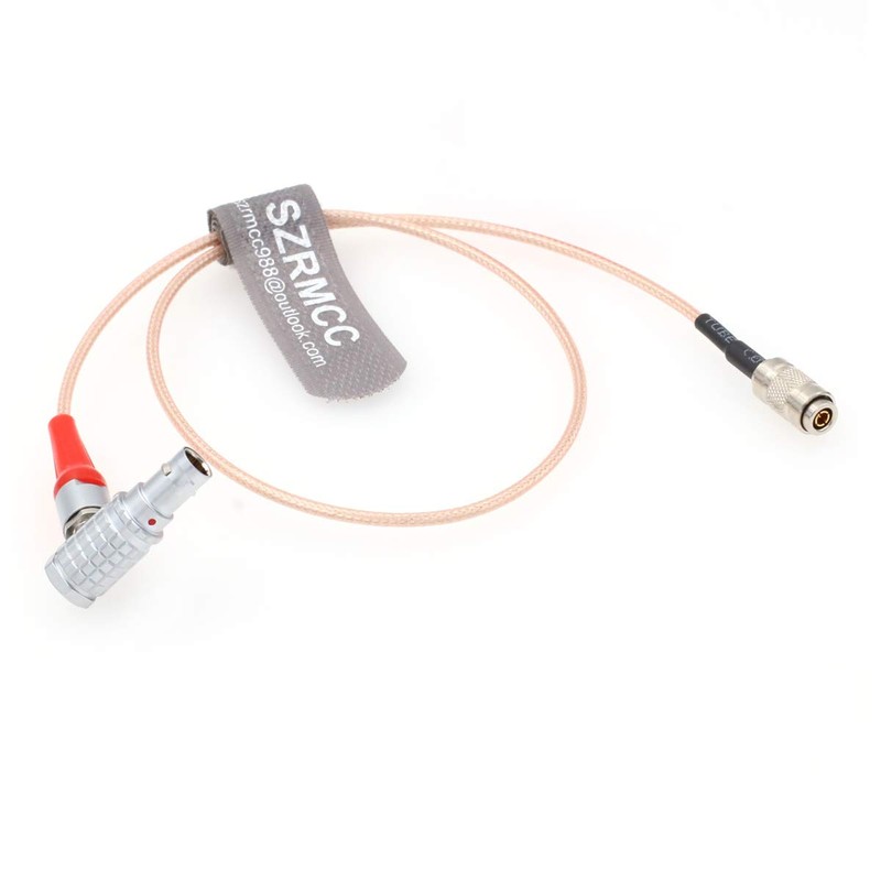 SZRMCC DIN 1.0/2.3 to Right Angle 0B 5 Pin Connector