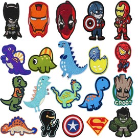 Iron-On Patches for Children, Pack of 20 Patches for Iron-On Patches, Children's Knee Iron-On Patches, Patch Stickers, Children's Patches, Appliques, Iron-On Patches