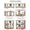 Narrow Shoe Rack - 5 Tiers Stackable Shoe Storage Stand