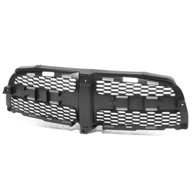 CH1200339 Factory Style Front Bumper Grill Grille Assembly Compatible with Dodge Charger 2011-2014, Matte Black