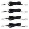 4-pcs Surface Mount Strobe Light 6.5ft Extension Cord