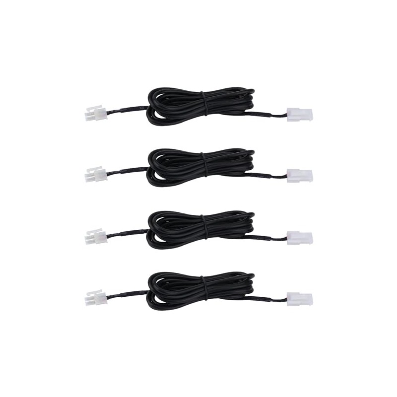 4-pcs Surface Mount Strobe Light 6.5ft Extension Cord