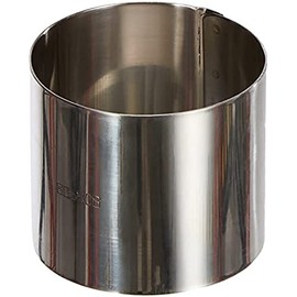 Ibili Pastry Ring 7x6 cm of Stainless Steel, Silver, 7 x 6 cm