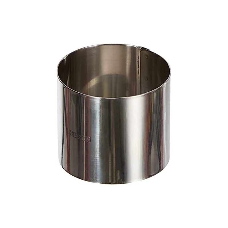 Ibili Pastry Ring 7x6 cm of Stainless Steel, Silver, 7