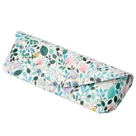 Pearl Anna Emilia Eyeglass Case, Semi-Hard, Floral Print, Scandinavian Design, AE-3