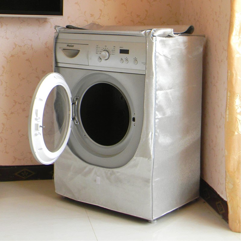 Washing Machine Cover, Sunscreen Dustproof Cover with Zipper, Outdoor Washing