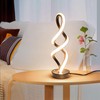 Adebime Modern Table Lamp, 7 Colors 10 Light Modes Spiral