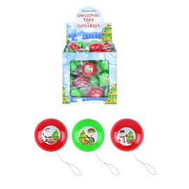 Henbrandt 6x Mini Christmas Yo Yos for Kids Return Tops Children’s Stocking Fillers Christmas Eve Box Xmas Party Favours Loot Bag Fillers for Girls and Boys