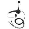 Call Center Headset Mono Noise Cancelling Dual 3.5mm Plug Computer