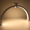 Unbranded Half Moon Nail Desk Lamp Touch Control Foldable 20W
